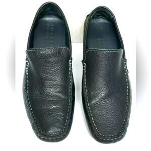 joseph About size 10.5 Black Leather Men's Loafers